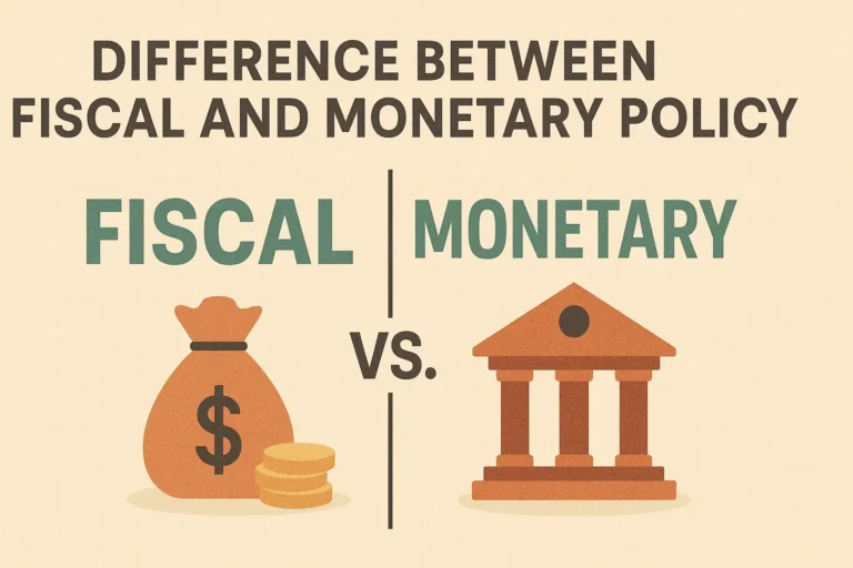 Difference Between Fiscal And Monetary Policy